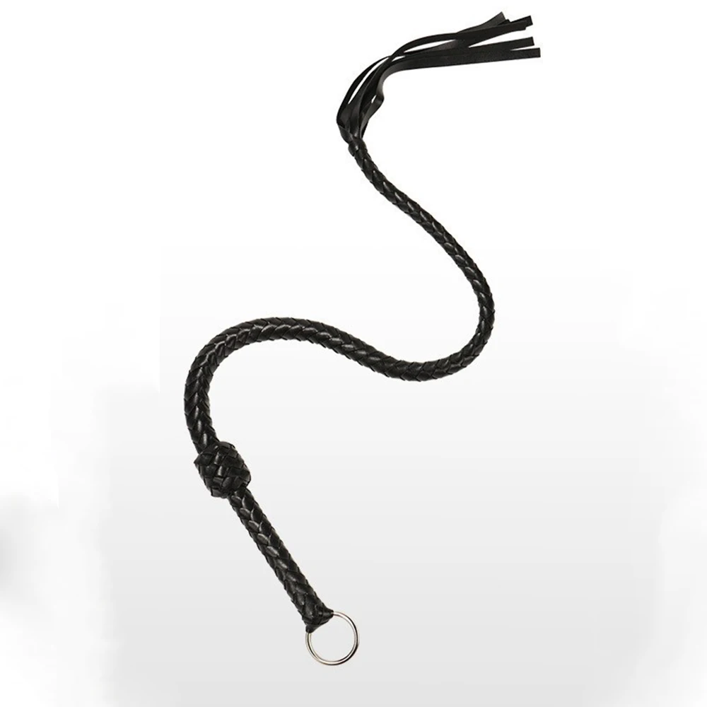 116CM PU Leather Horse Whip Bull Whip, Leather Handle Training Tool Equestrian Riding Crop Whips
116CM PU Leather Horse Whip Bull Whip, Leather Handle Training Tool Equestrian Riding Crop Whips