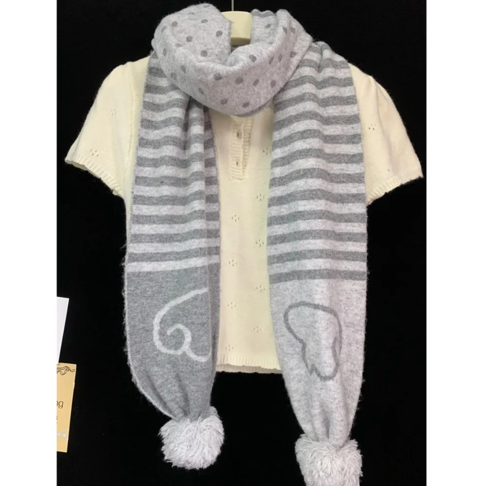 Модный осенне-зимний вязаный шарф в полоску с узором в горошек, шейный платок, теплый корейский шарф на шею Y2K, подарок
Модный осенне-зимний вязаный шарф в полоску с узором в горошек, шейный платок, теплый корейский шарф на шею Y2K, подарок