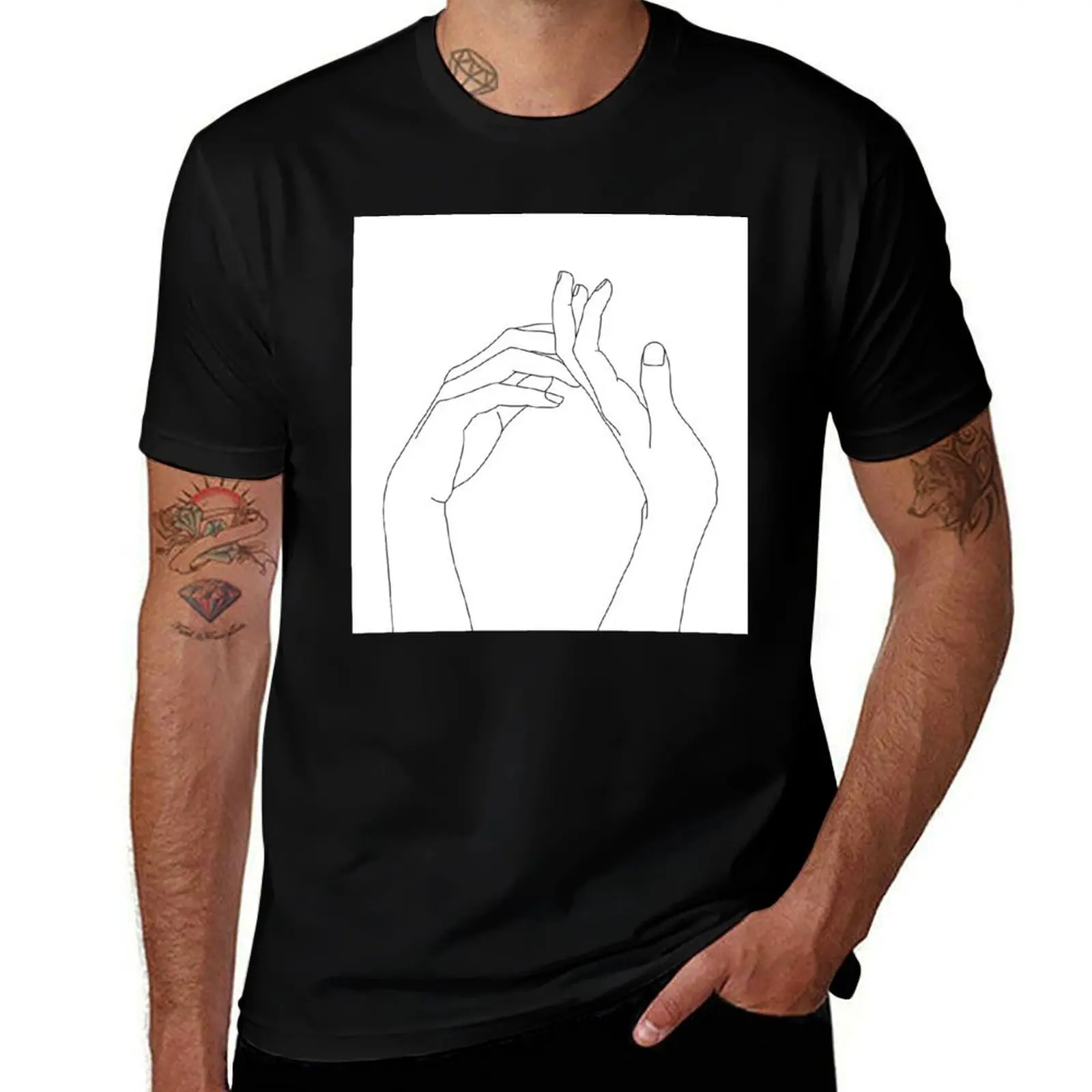 Woman's hands line drawing - Abi T-Shirt Funny t-shirt luxury designer shirts graphic tee quick drying men graphic t shirts
Woman's hands line drawing - Abi T-Shirt Funny t-shirt luxury designer shirts graphic tee quick drying men graphic t shirts