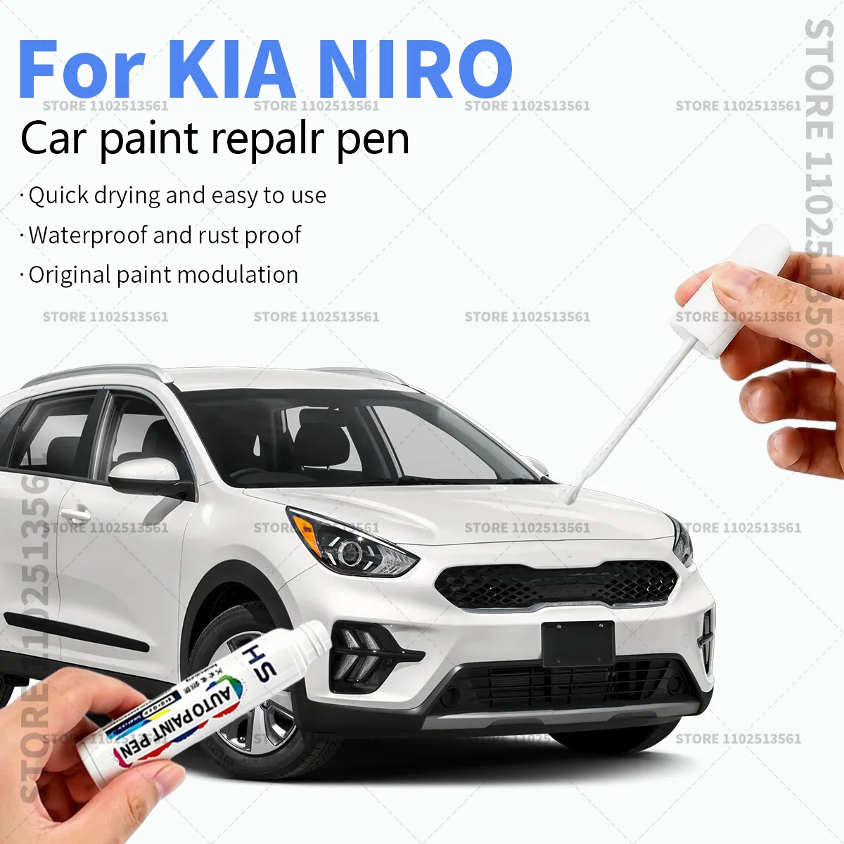 For KIA NIRO Professional Car Touch Up Paint Pen Scratch Repair Paint Brush for Automotive Paint Restoration Black ABP Sky Blue
For KIA NIRO Professional Car Touch Up Paint Pen Scratch Repair Paint Brush for Automotive Paint Restoration Black ABP Sky Blue