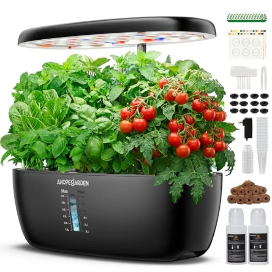 Indoor Garden Hydroponics Growing System: 12 Pods Plant Germination Kit Garden Kit Growth Lamp Countertop with LED Grow Light H
Indoor Garden Hydroponics Growing System: 12 Pods Plant Germination Kit Garden Kit Growth Lamp Countertop with LED Grow Light H