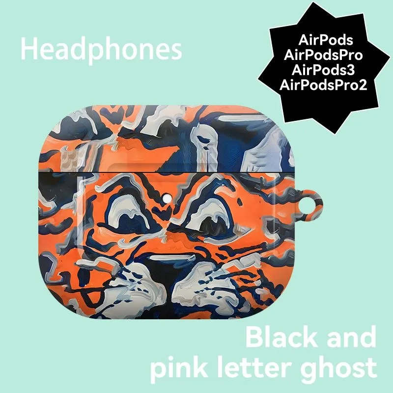 Orange Angry Tiger Oil Painting Earphone Case for Airpods1 2 3 4 Cover Protection for Airpod Pro Pro2nd Shockproof Fundas Covers
Orange Angry Tiger Oil Painting Earphone Case for Airpods1 2 3 4 Cover Protection for Airpod Pro Pro2nd Shockproof Fundas Covers