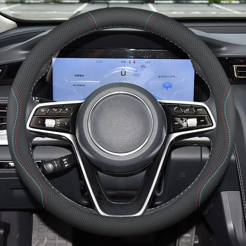 Nappa Leather Car Steering Wheel Cover for Haval H6 H7 H9 H5 M6 Jolion Dargo Menglong Haval Accessories Interior Steering Covers
Nappa Leather Car Steering Wheel Cover for Haval H6 H7 H9 H5 M6 Jolion Dargo Menglong Haval Accessories Interior Steering Covers