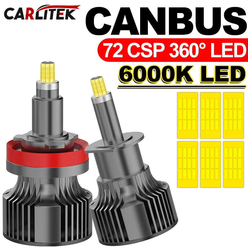360 H7 Led Canbus H11 H8 H9 9005 9006 HB3 HB4 9012 HIR2 Car Headlight Bulb 6 Sided CSP Chip 6000K Fog Lamp 12V Led Lamp For Lens
360 H7 Led Canbus H11 H8 H9 9005 9006 HB3 HB4 9012 HIR2 Car Headlight Bulb 6 Sided CSP Chip 6000K Fog Lamp 12V Led Lamp For Lens