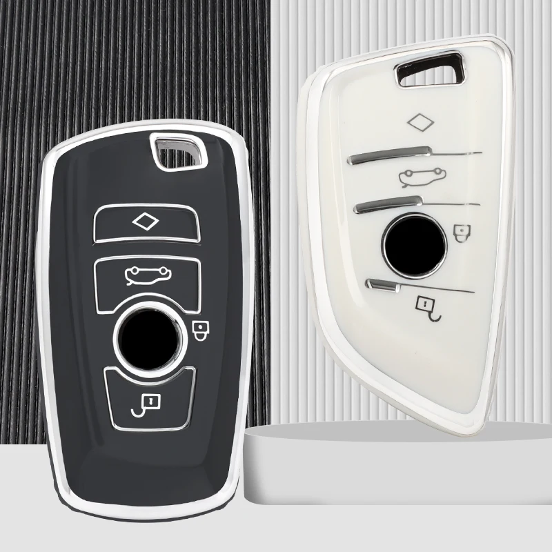 TPU Car Key Case Cover Shell Fob For BMW F10 F20 F30 F31 F32 F34 F21 G20 G30 X1 X3 G01 X4 G02 X5 F15 F16 G05 G07 1 3 5 7 Series
TPU Car Key Case Cover Shell Fob For BMW F10 F20 F30 F31 F32 F34 F21 G20 G30 X1 X3 G01 X4 G02 X5 F15 F16 G05 G07 1 3 5 7 Series