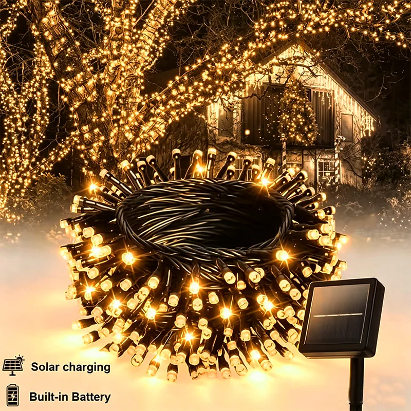 Solar LED String Colored Lights Garden Warm White/Colorful/RGB LED Strip String Fairy Lights 7M-22M Solar Lamp Waterproof Garlan
Solar LED String Colored Lights Garden Warm White/Colorful/RGB LED Strip String Fairy Lights 7M-22M Solar Lamp Waterproof Garlan