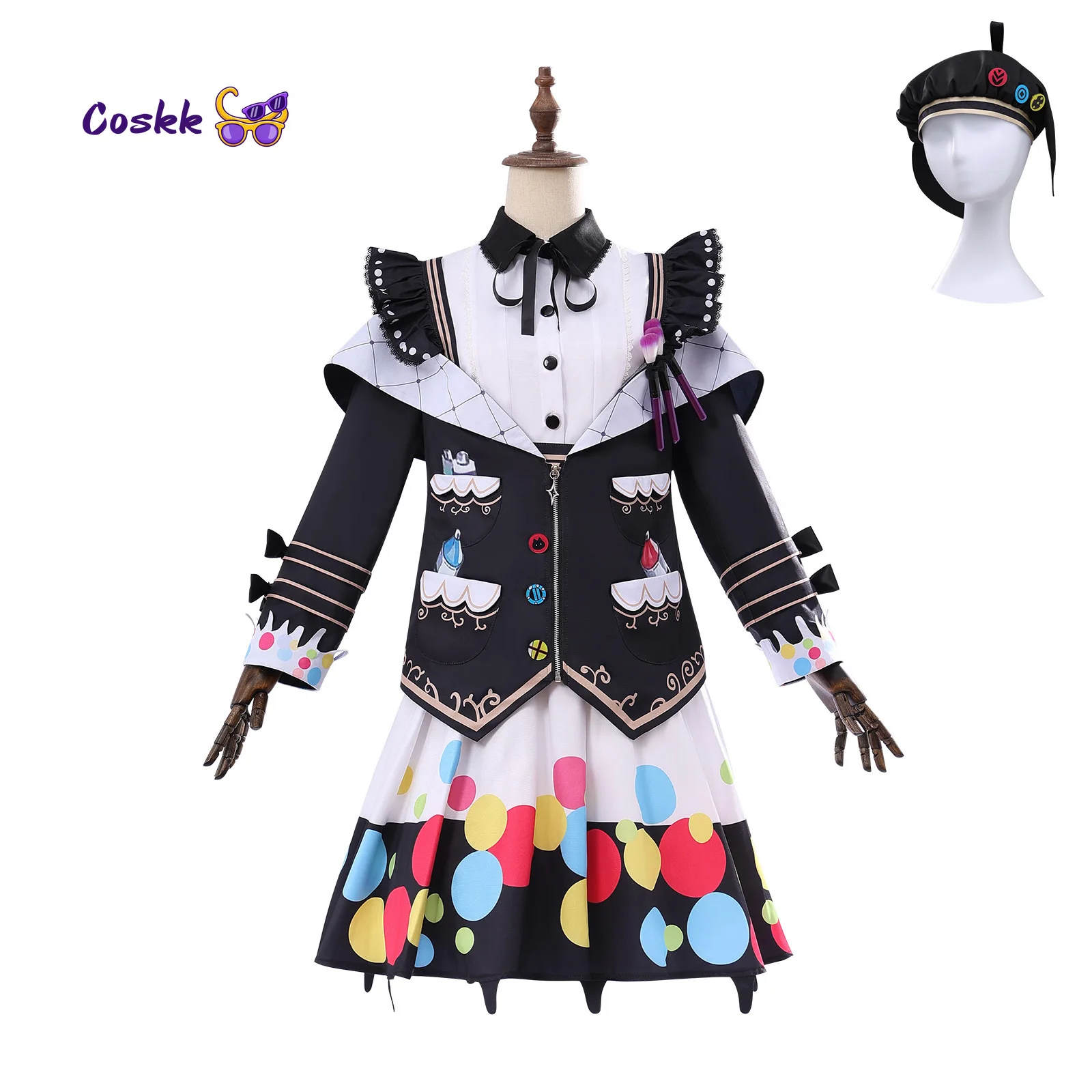 Magical Girl Witch Trials Noah Jogasaki Cosplay Costumes Referee Game Anime clothing suit
Magical Girl Witch Trials Noah Jogasaki Cosplay Costumes Referee Game Anime clothing suit