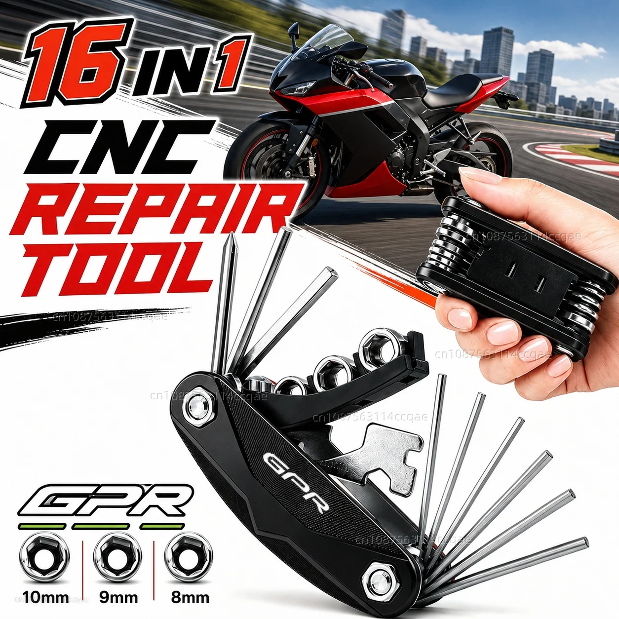 For Derbi GPR 50 125 75 Sport 125 2t 4t GPR 50 Nude Motorcycle Tool Repair Kit Multifunctional Screwdriver Wrench Hex Key Set
For Derbi GPR 50 125 75 Sport 125 2t 4t GPR 50 Nude Motorcycle Tool Repair Kit Multifunctional Screwdriver Wrench Hex Key Set