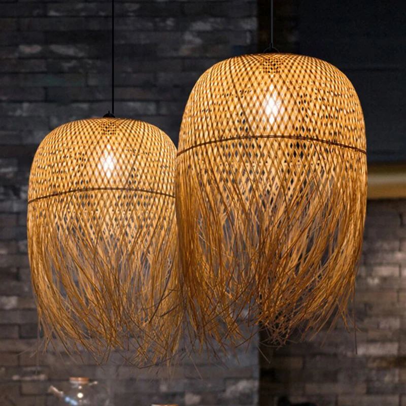 Retro Bamboo Wicker Rattan Lampshade Kitchen Chandelier Coffee Tables Pendant Lamp Farmhouse Suspension Home Decor Design
Retro Bamboo Wicker Rattan Lampshade Kitchen Chandelier Coffee Tables Pendant Lamp Farmhouse Suspension Home Decor Design