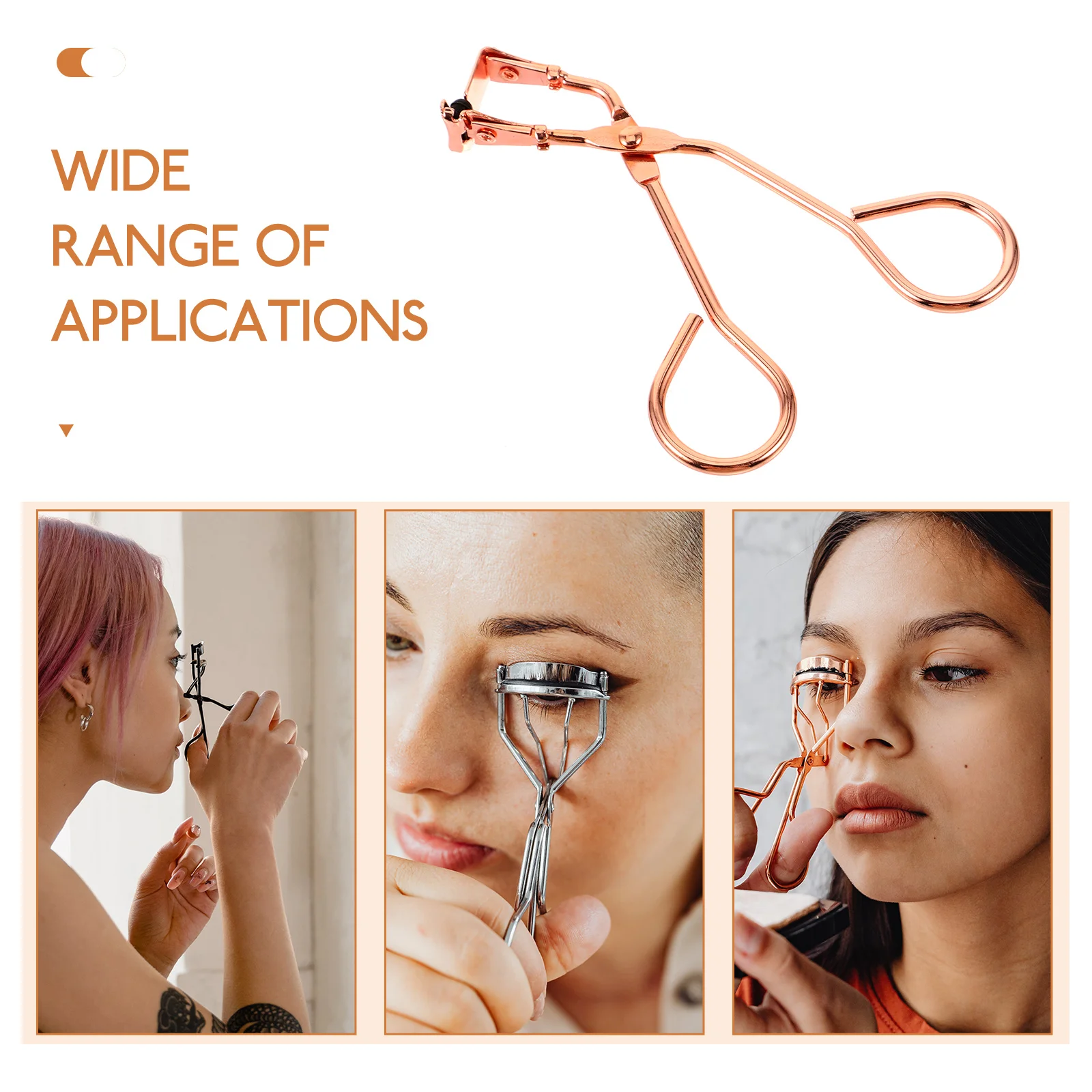 Rose Gold Metal Precision Eyelash Curler Mini Portable Segmented Lash Curling Tool for Women All Eye Shapes
Rose Gold Metal Precision Eyelash Curler Mini Portable Segmented Lash Curling Tool for Women All Eye Shapes