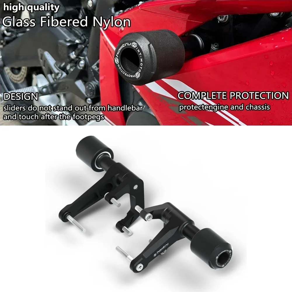 Motorcycle Frame Sliders Crash Protectors for KTM 1290 Super Duke R / GT (2013-2019)
Motorcycle Frame Sliders Crash Protectors for KTM 1290 Super Duke R / GT (2013-2019)