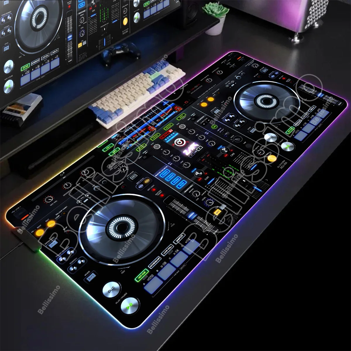 Computer Accessories Rug Desk Mat Anti-skid Offices Music Radio Dj Panel Mousepad Luminous Mats RGB Extended Gaming Mouse Pad
Computer Accessories Rug Desk Mat Anti-skid Offices Music Radio Dj Panel Mousepad Luminous Mats RGB Extended Gaming Mouse Pad