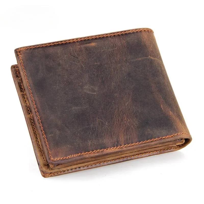 Classic Short Genuine Leather Men Wallets Fashion Coin Pocket Card Holder Men Purse Simple Quality Male Wallets
Classic Short Genuine Leather Men Wallets Fashion Coin Pocket Card Holder Men Purse Simple Quality Male Wallets