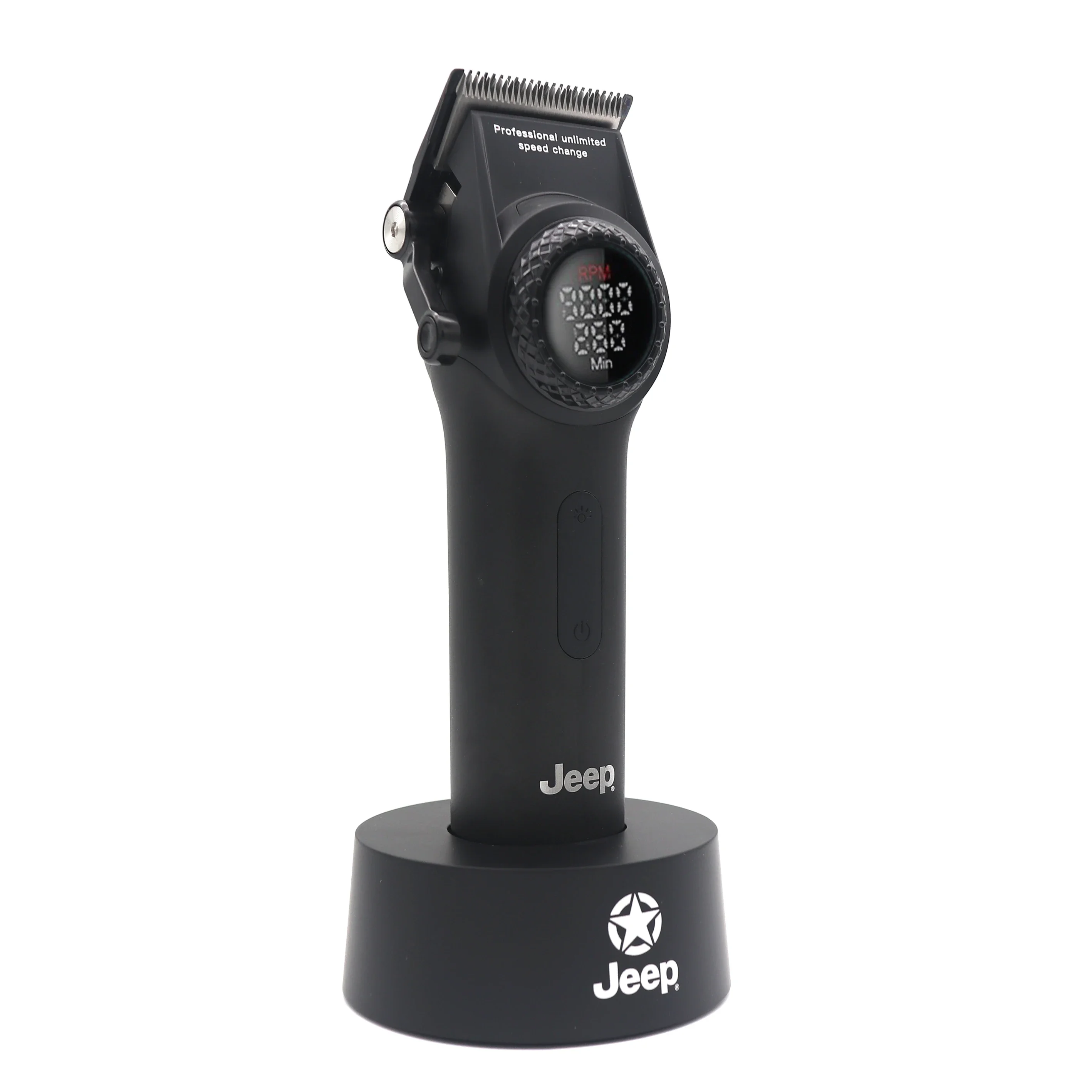 LED Display Men's Hair Clipper DLC Blade Hair Cutting Machine Full Metal Haircut Machine Base Charger Hair Trimmer 9000RPM
LED Display Men's Hair Clipper DLC Blade Hair Cutting Machine Full Metal Haircut Machine Base Charger Hair Trimmer 9000RPM