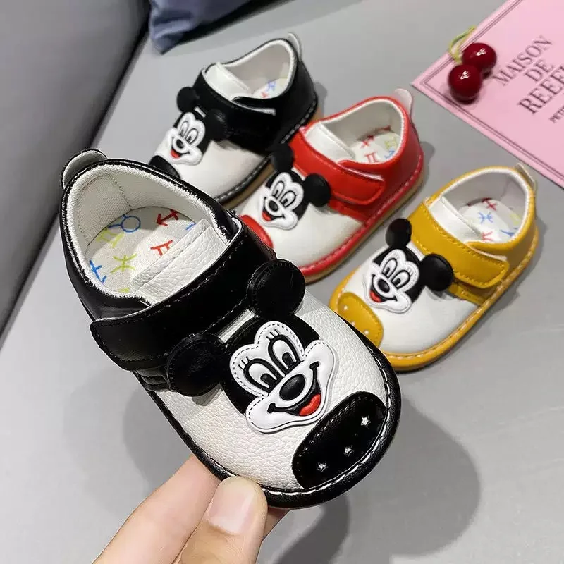 Disney 0-18M Baby Mickey Mouse First Walkers Girl Newborn Baby Shoes Boy Fashion cartoon Mickey Shoes
Disney 0-18M Baby Mickey Mouse First Walkers Girl Newborn Baby Shoes Boy Fashion cartoon Mickey Shoes