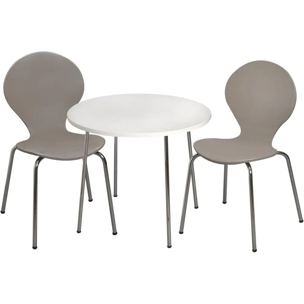 Children's Grey Table and 2 Chairs Set with Chrome Legs
Children's Grey Table and 2 Chairs Set with Chrome Legs