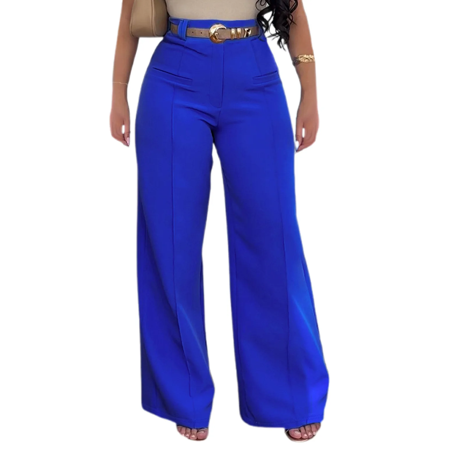 Women's Casual Fashion High-waisted Wide-leg Pants, Thin and Versatile Loose Trousers
Women's Casual Fashion High-waisted Wide-leg Pants, Thin and Versatile Loose Trousers