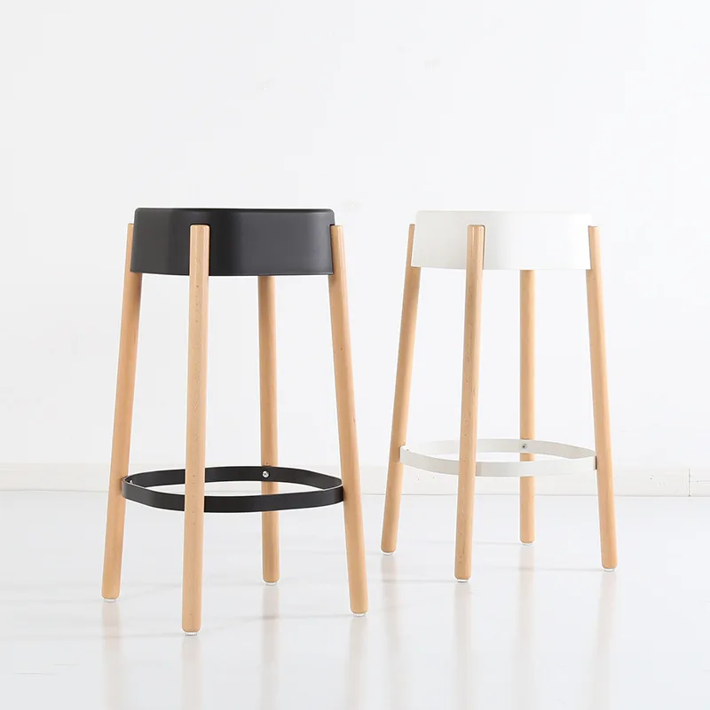 LTT solid wood Nordic simple and fashionable bar chair high stool home bar chair
LTT solid wood Nordic simple and fashionable bar chair high stool home bar chair