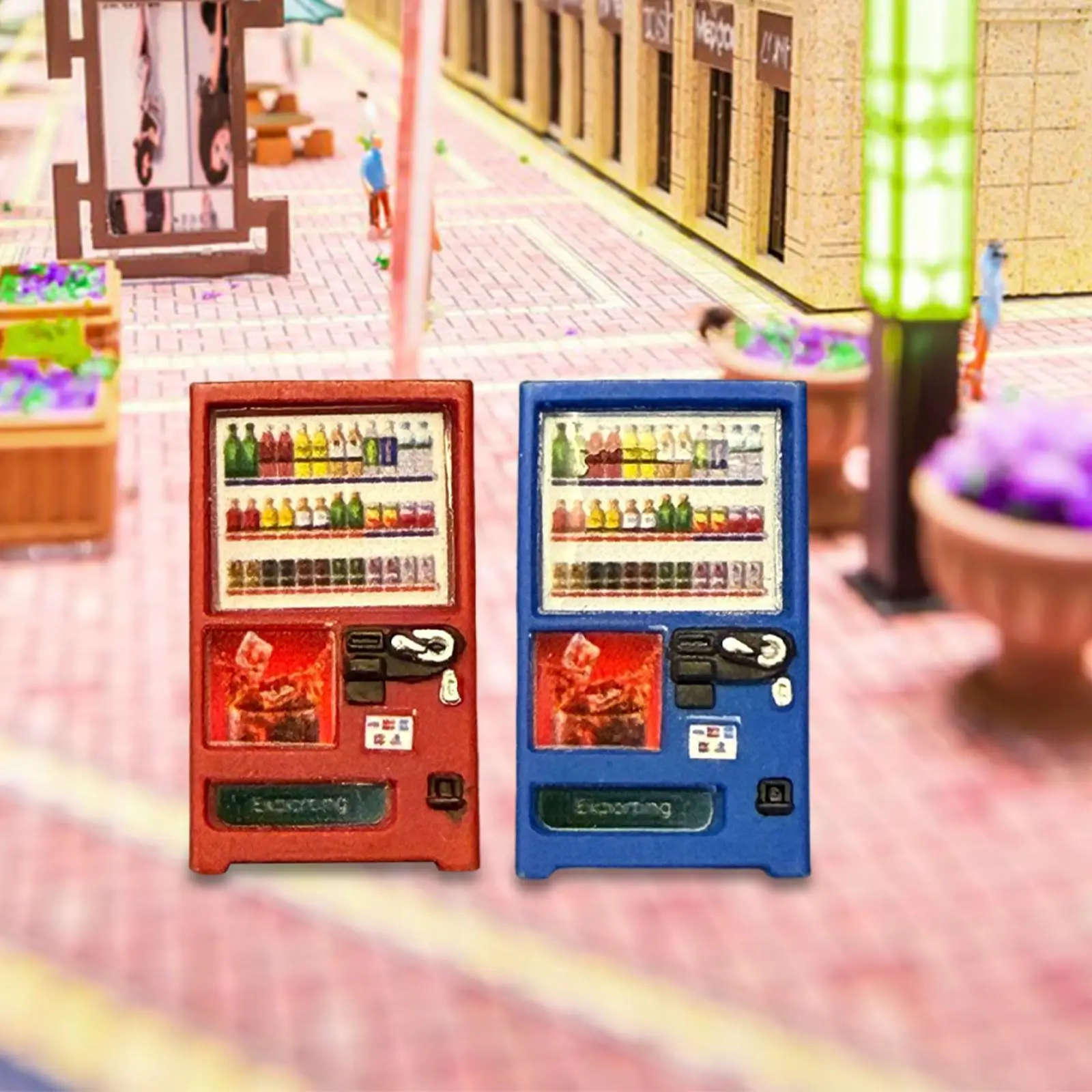 1/64 Scale Mini Vending Machine Model Micro Landscape Decor Dollhouse Accessories Layout Prop
1/64 Scale Mini Vending Machine Model Micro Landscape Decor Dollhouse Accessories Layout Prop