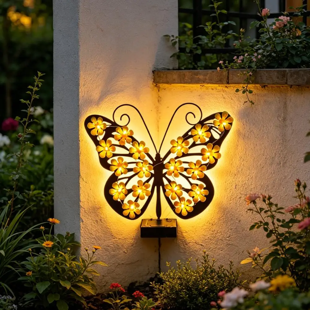 Solar Butterfly Garden Light Garden Decorative Wall Decor Waterproof Solar Lights with LED Lighting for Fence Patio Yard
Solar Butterfly Garden Light Garden Decorative Wall Decor Waterproof Solar Lights with LED Lighting for Fence Patio Yard