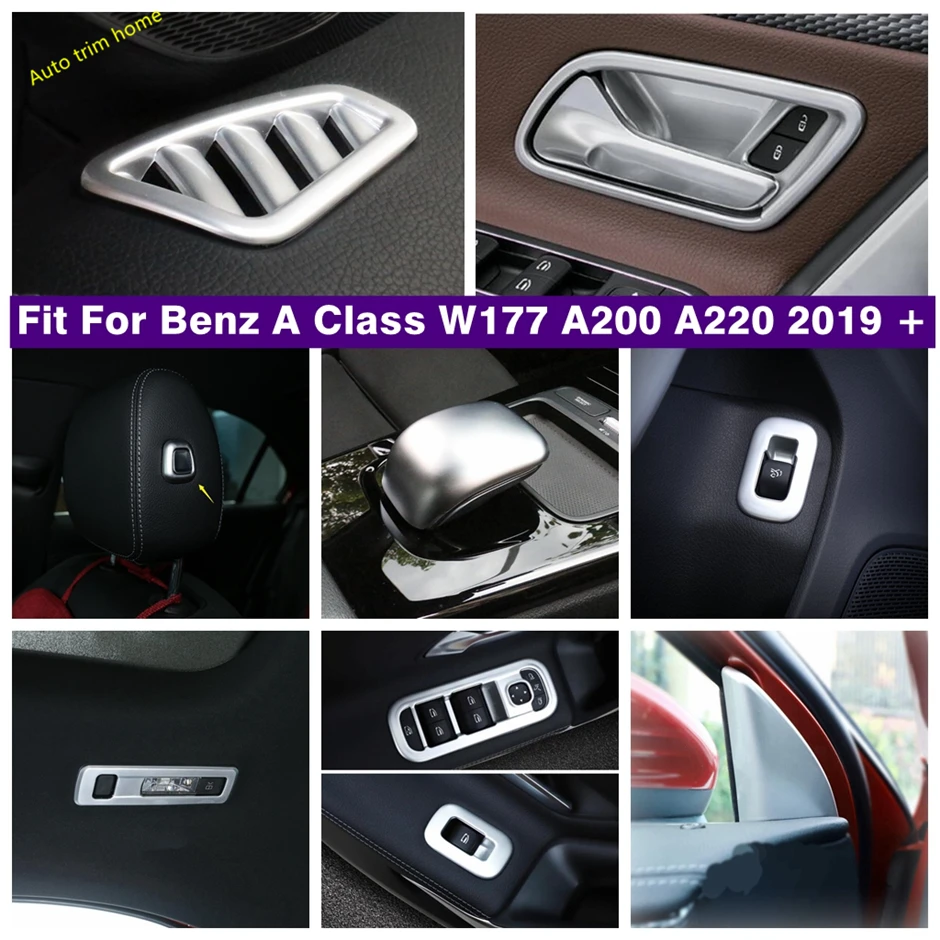 Car Pillar A Window Lift Rear Trunk Switch Door Handle Bowl Decor Frame Cover Trim For Benz A Class W177 A200 A220 2019 - 2024
Car Pillar A Window Lift Rear Trunk Switch Door Handle Bowl Decor Frame Cover Trim For Benz A Class W177 A200 A220 2019 - 2024