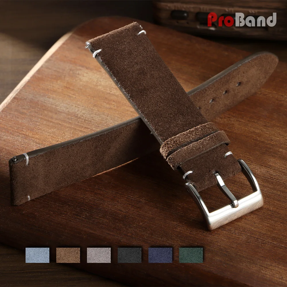 Suede Leather Watch Strap 20mm 22mm Grey Brown Blue Vintage Wristband Soft Replacement Bracelet Stitching Watch Band Universal
Suede Leather Watch Strap 20mm 22mm Grey Brown Blue Vintage Wristband Soft Replacement Bracelet Stitching Watch Band Universal