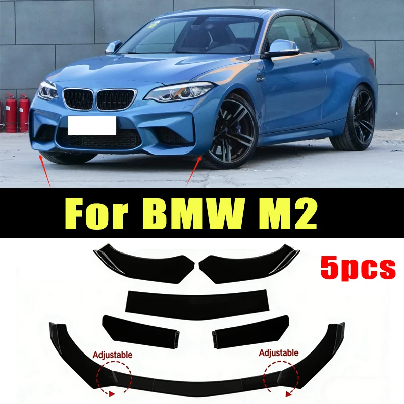 5Pcs ABS Material Universal Car Front Bumper Separator Bumper Lip Body Kit Duck Lip Separator For BMW M2 Car Accessories
5Pcs ABS Material Universal Car Front Bumper Separator Bumper Lip Body Kit Duck Lip Separator For BMW M2 Car Accessories