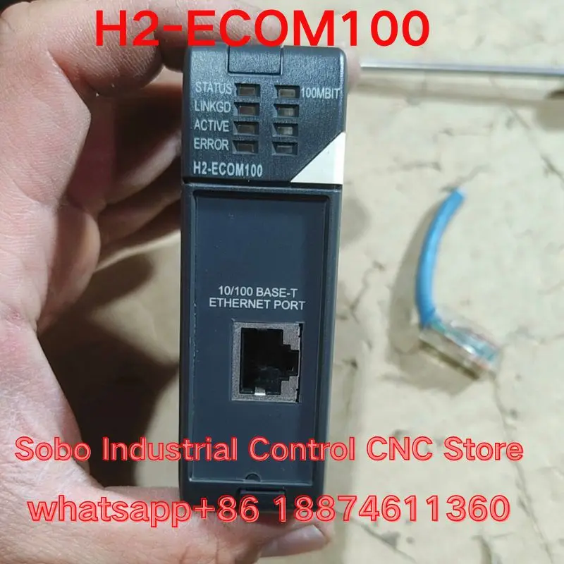 Second-hand test OK H2-ECOM100 Ethernet Communication Module
Second-hand test OK H2-ECOM100 Ethernet Communication Module