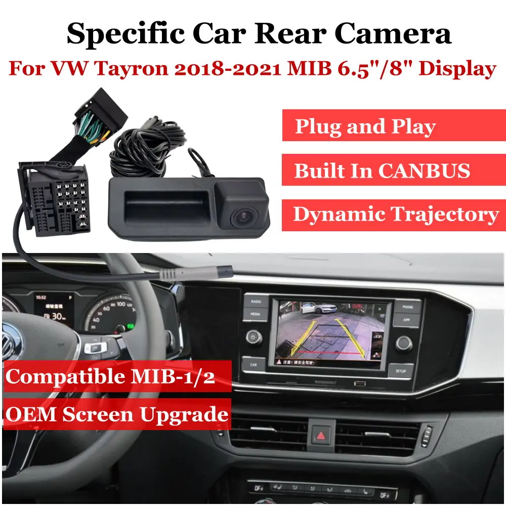 Plug & Play Car Rear Camera For Volkswagen VW Tayron MIB MQB A2 2018-2021 6.5"/8" Screen Vehicle Backup CAM Upgrade Accessories
Plug & Play Car Rear Camera For Volkswagen VW Tayron MIB MQB A2 2018-2021 6.5"/8" Screen Vehicle Backup CAM Upgrade Accessories