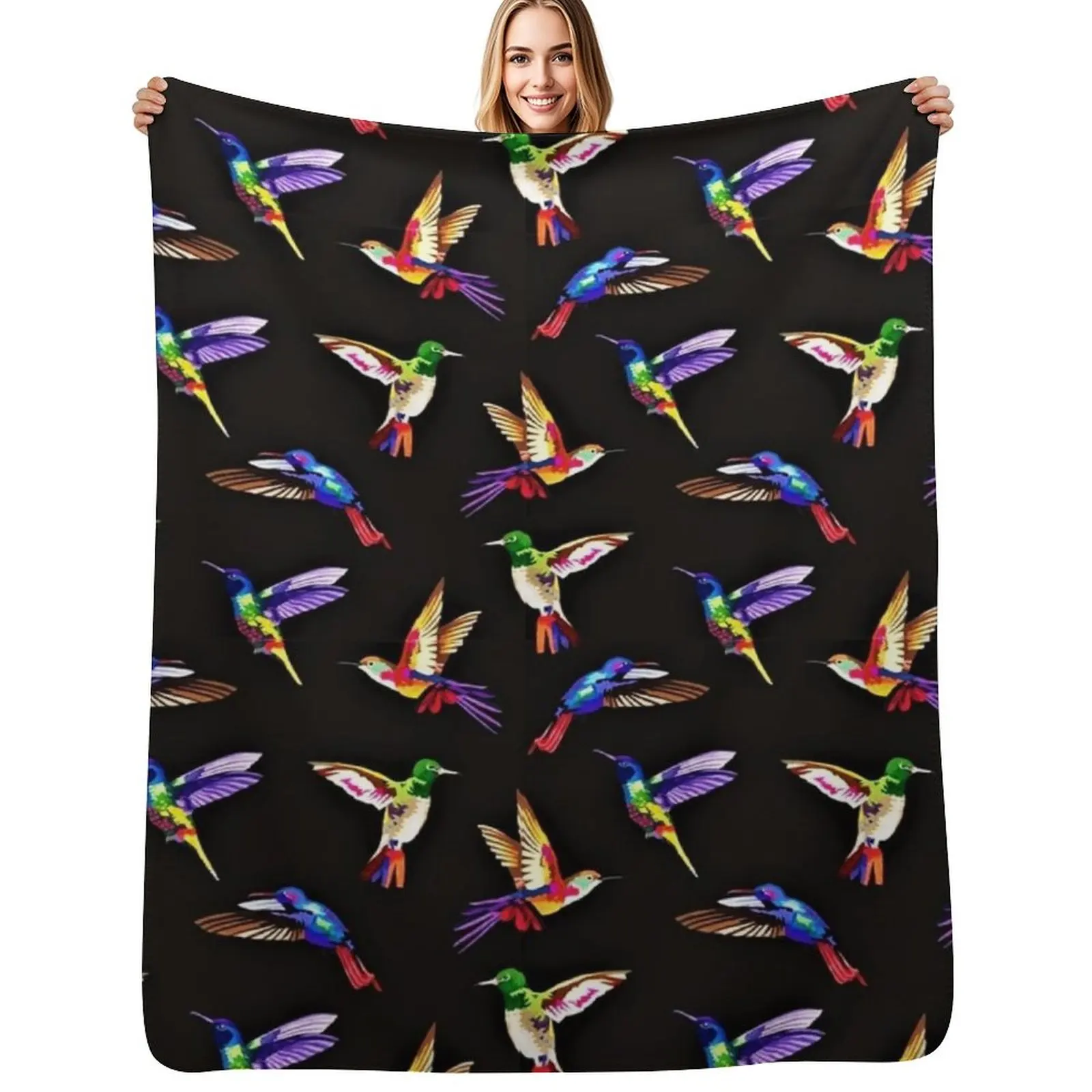 Hummingbirds Throw Blanket All Weather Soft Throw Blanket for Sofa
Hummingbirds Throw Blanket All Weather Soft Throw Blanket for Sofa