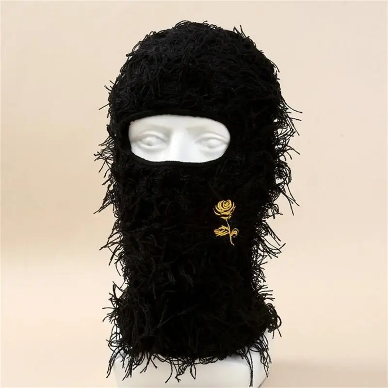 39BD Y2k Beanie Hat Women Men Embroidery Rose Balaclava Costume Props Skull Cap
39BD Y2k Beanie Hat Women Men Embroidery Rose Balaclava Costume Props Skull Cap
