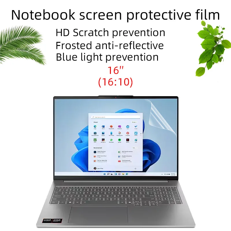 Screen protective film suitable for Lenovo ideapad Pro 5i Gen10 16" 16AKP10 16IAH10 notebook computer
Screen protective film suitable for Lenovo ideapad Pro 5i Gen10 16" 16AKP10 16IAH10 notebook computer