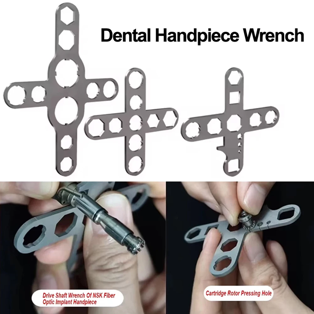 Dental Turbine Handpiece Wrench Multi-Function Tool for Efficient Dental Handpiece Maintenance tool
Dental Turbine Handpiece Wrench Multi-Function Tool for Efficient Dental Handpiece Maintenance tool