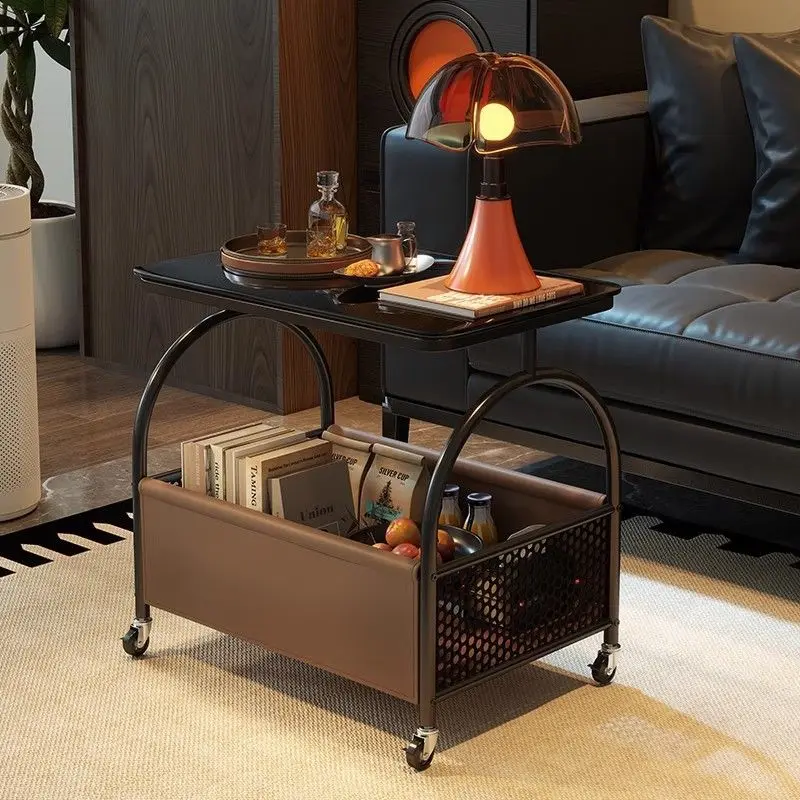 Snack-themed Antique-style Home Multifunctional Living Room Sofa Side Table Storage Trolley with Wheels Commercial Furniture
Snack-themed Antique-style Home Multifunctional Living Room Sofa Side Table Storage Trolley with Wheels Commercial Furniture