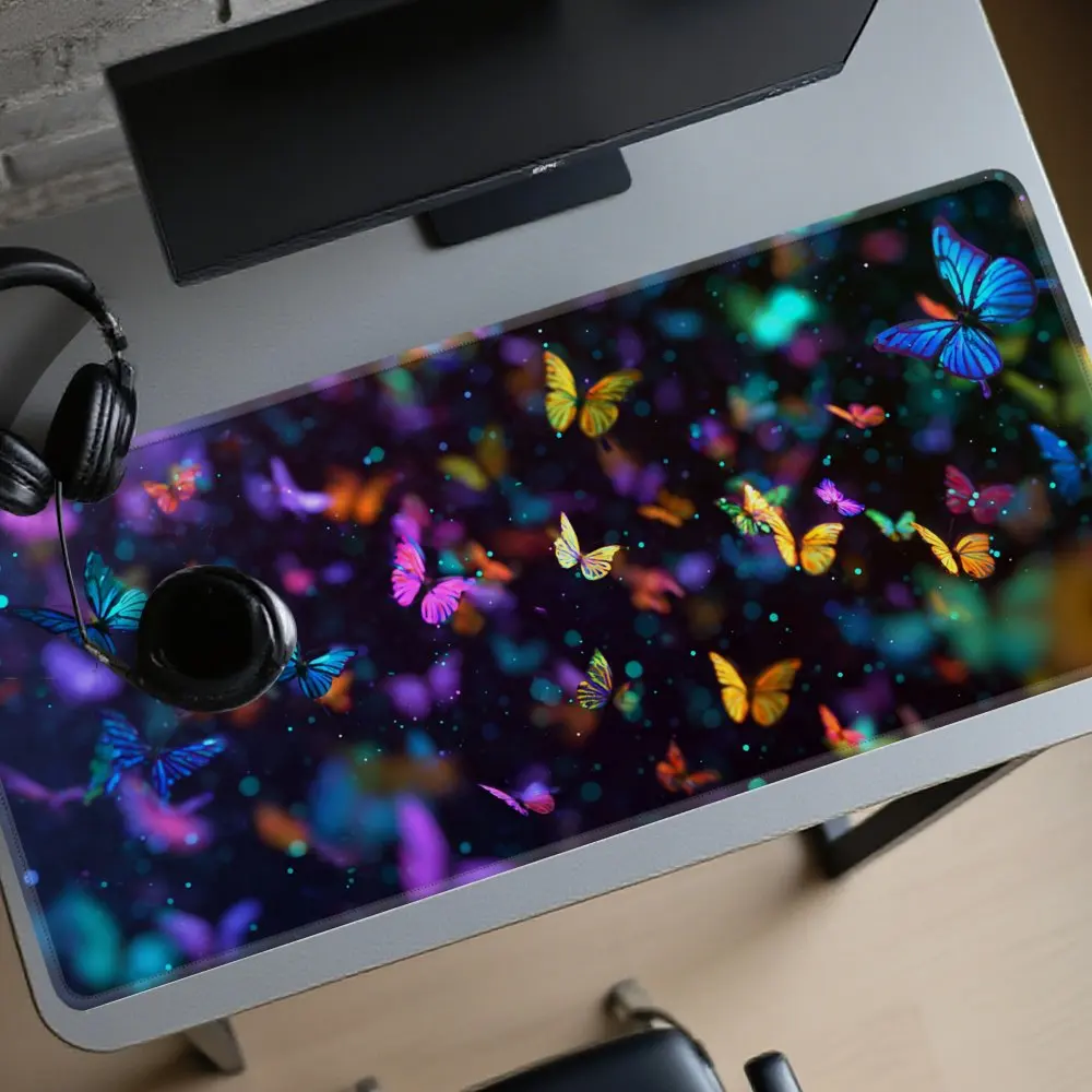 Colorful Butterfly XL Extended Gaming Mouse Pad Non-Slip Rubber Desk Mat for Office and Gaming
Colorful Butterfly XL Extended Gaming Mouse Pad Non-Slip Rubber Desk Mat for Office and Gaming