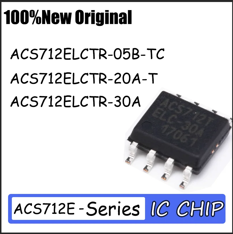 10PCS Brand new ACS712ELCTR-30A-T ACS712ELCTR-20A ACS712TELC-05 SOIC-8 Quality assurance
10PCS Brand new ACS712ELCTR-30A-T ACS712ELCTR-20A ACS712TELC-05 SOIC-8 Quality assurance