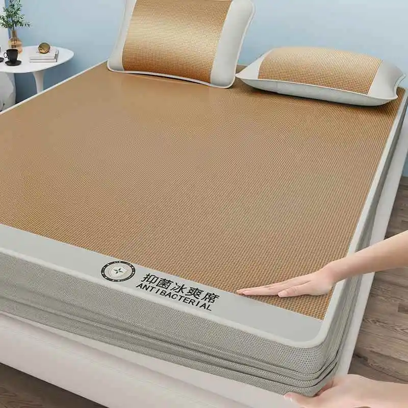 Ice Silk Double-Sided Folding Cooling Mat Breathable Summer Bedding Household Mattress Cover Air Conditioned Sheets
Ice Silk Double-Sided Folding Cooling Mat Breathable Summer Bedding Household Mattress Cover Air Conditioned Sheets