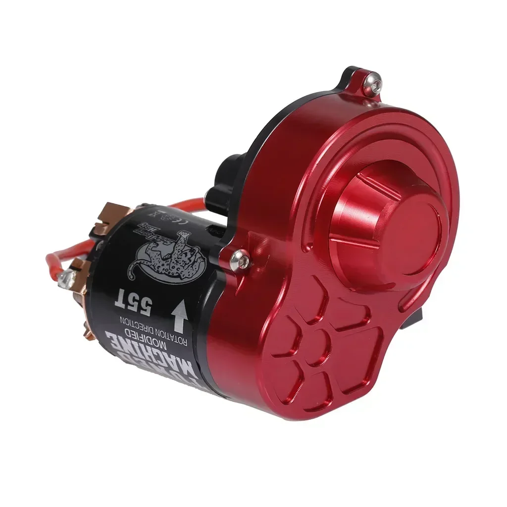 Center Gearbox Transmission with 540 Brushed Motor 55T for 1/10 RC Rock Crawler Axial SCX10 SCX10 II 90046
Center Gearbox Transmission with 540 Brushed Motor 55T for 1/10 RC Rock Crawler Axial SCX10 SCX10 II 90046