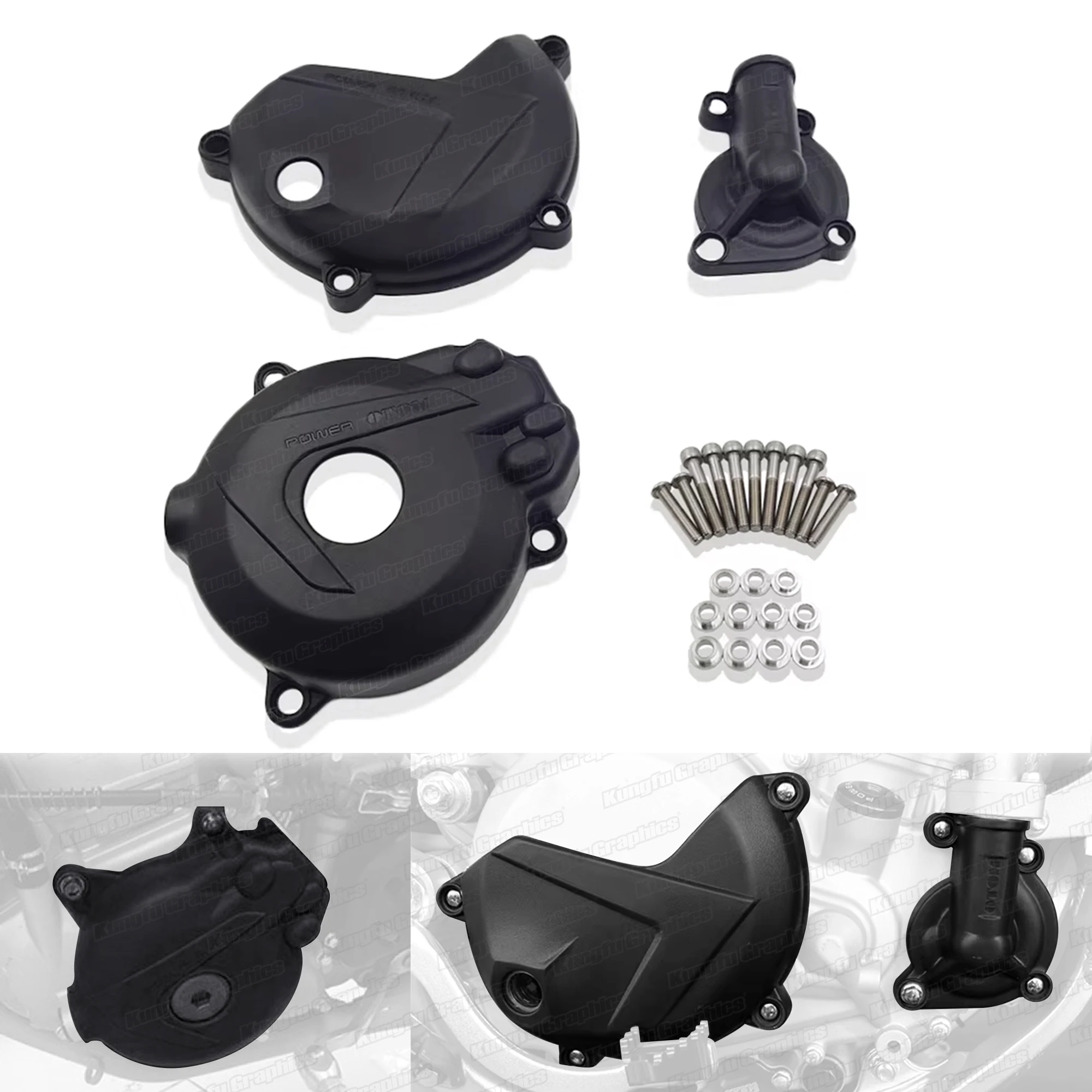 3pcs Clutch Case Covers Guards for ZONGSHEN NC250/NC250S/NC300/NC300S Engines Protection Cover Impact-resistant
3pcs Clutch Case Covers Guards for ZONGSHEN NC250/NC250S/NC300/NC300S Engines Protection Cover Impact-resistant