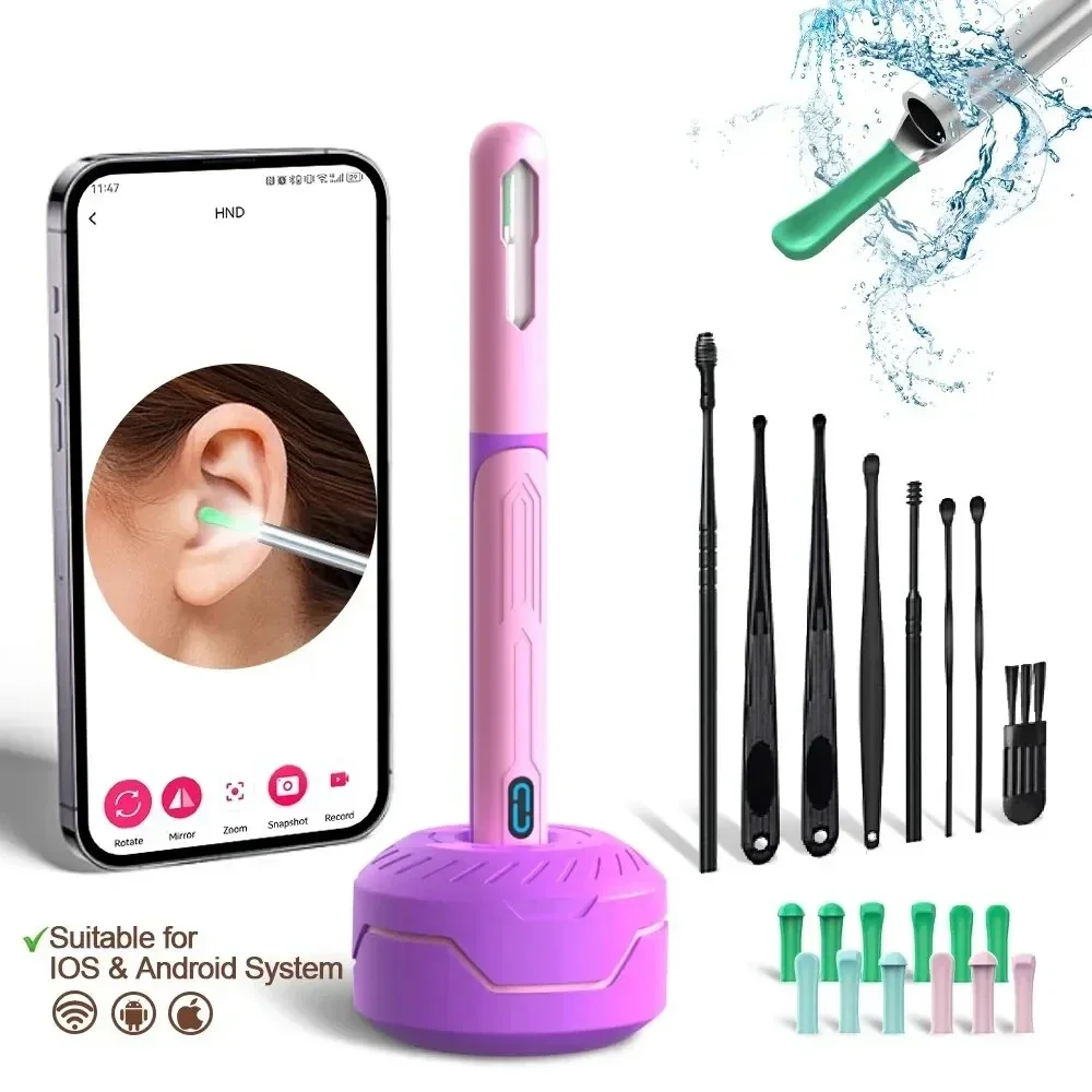 Wireless Ear Cleaner With Camera 6 LED Lights 3.6mm Lens Ear Wax Removal Tool Camera Take Video Photos HD Earpick Gifts
Wireless Ear Cleaner With Camera 6 LED Lights 3.6mm Lens Ear Wax Removal Tool Camera Take Video Photos HD Earpick Gifts