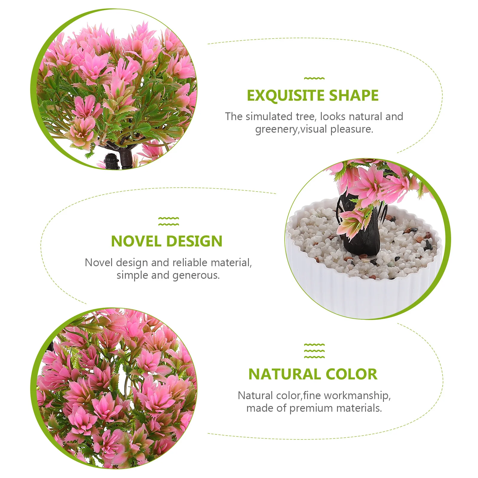 Faux Bonsai Pine Tree Simulation Plant for Modern Nordic Style Home Decoration Imitation Bonsai Ornament Desktop Adornment Tree
Faux Bonsai Pine Tree Simulation Plant for Modern Nordic Style Home Decoration Imitation Bonsai Ornament Desktop Adornment Tree