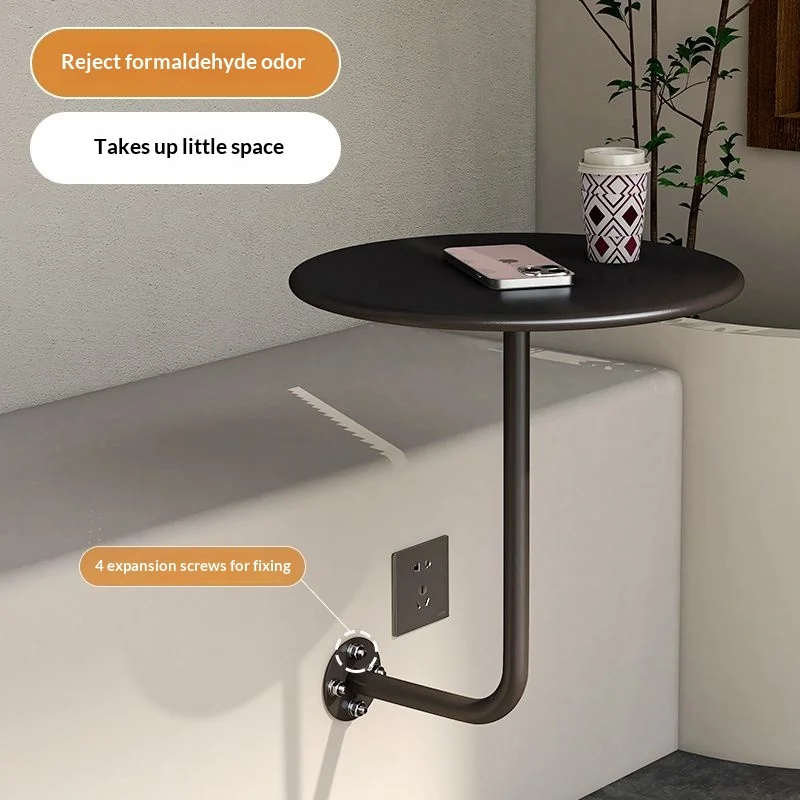 Modern Minimalist Black Metal Wall Mounted Round Side Table Cafe Tea Dessert Restaurant Dining Home Decor Novelty New Indoor
Modern Minimalist Black Metal Wall Mounted Round Side Table Cafe Tea Dessert Restaurant Dining Home Decor Novelty New Indoor