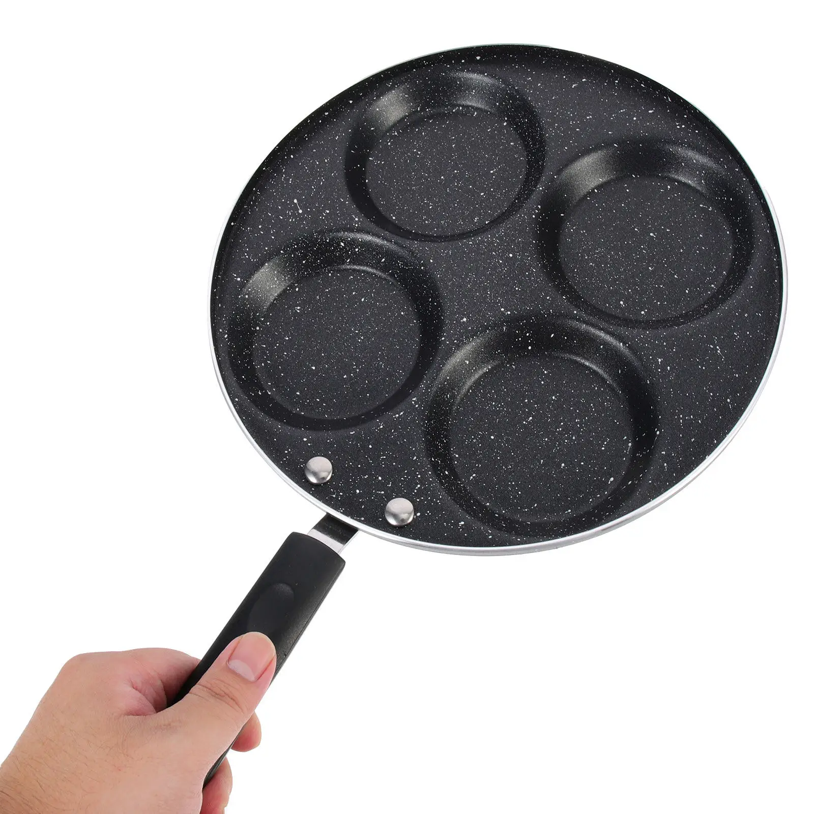 4-Cup Egg Frying Pan Non-Stick Aluminum Multi-Function Kitchen Pan Safe Rustless Cookware for Egg Burgers Pancakes Children
4-Cup Egg Frying Pan Non-Stick Aluminum Multi-Function Kitchen Pan Safe Rustless Cookware for Egg Burgers Pancakes Children