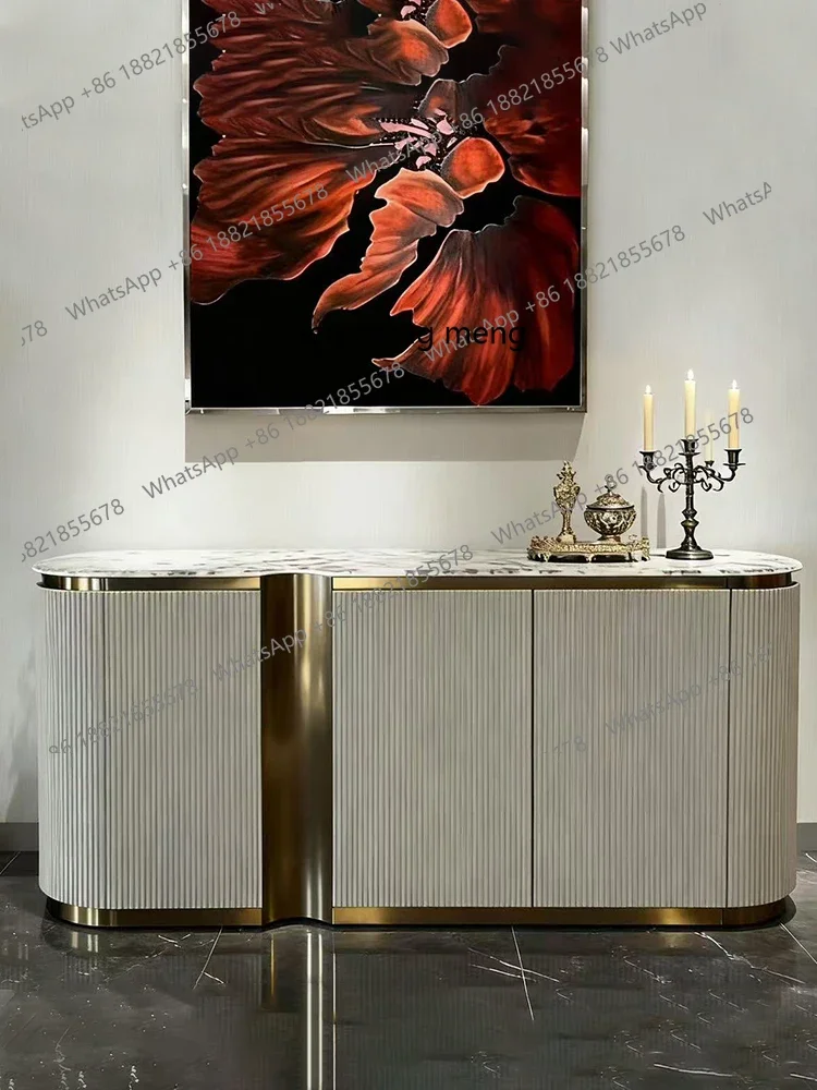 cc182Entrance cabinet Modern light luxury high-grade natural marble against the wall Entrance decorative cabinet Entrance door l
cc182Entrance cabinet Modern light luxury high-grade natural marble against the wall Entrance decorative cabinet Entrance door l