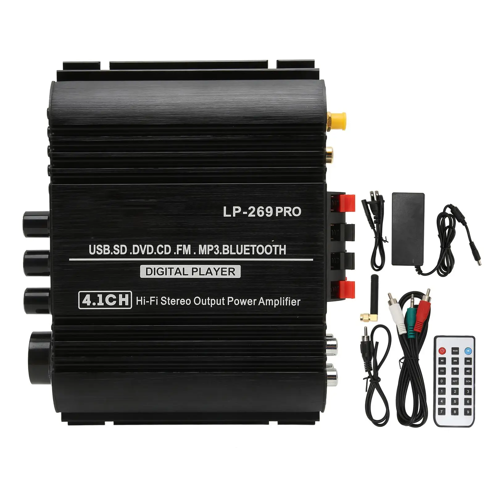 5.0 HiFi Stereo 4.1CH Lossless Amplifier Board with Remote Control - Multi Playback Amp Receiver System
5.0 HiFi Stereo 4.1CH Lossless Amplifier Board with Remote Control - Multi Playback Amp Receiver System