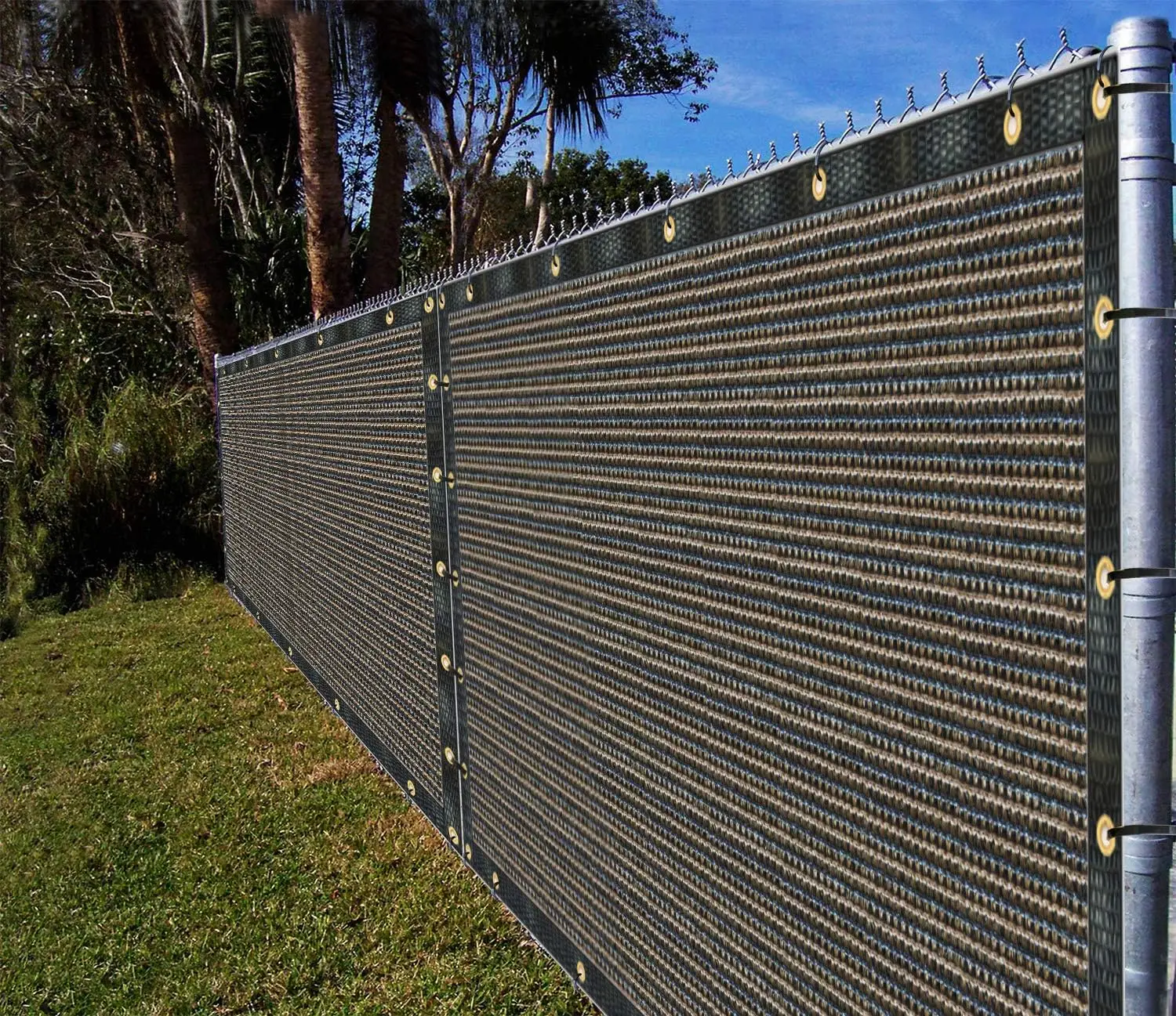 home.8'x3' to 8'x100' Brown Shade Cloth Fence Privacy Screen Fabric Mesh Net for Construction Site Yard Driveway Perg
home.8'x3' to 8'x100' Brown Shade Cloth Fence Privacy Screen Fabric Mesh Net for Construction Site Yard Driveway Perg
