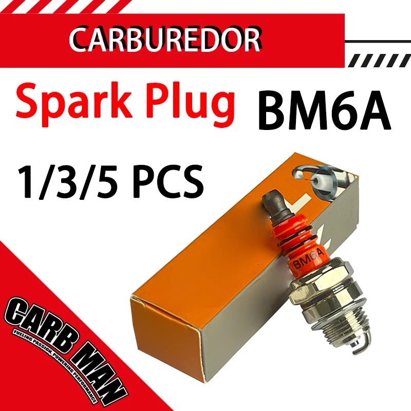 BM6A Chainsaw Lawn Mower Brush Cutter Trimmer Spark Plug For 2 Stroke Gas oline Engine Replace M7 L7T CJ8 1560
BM6A Chainsaw Lawn Mower Brush Cutter Trimmer Spark Plug For 2 Stroke Gas oline Engine Replace M7 L7T CJ8 1560
