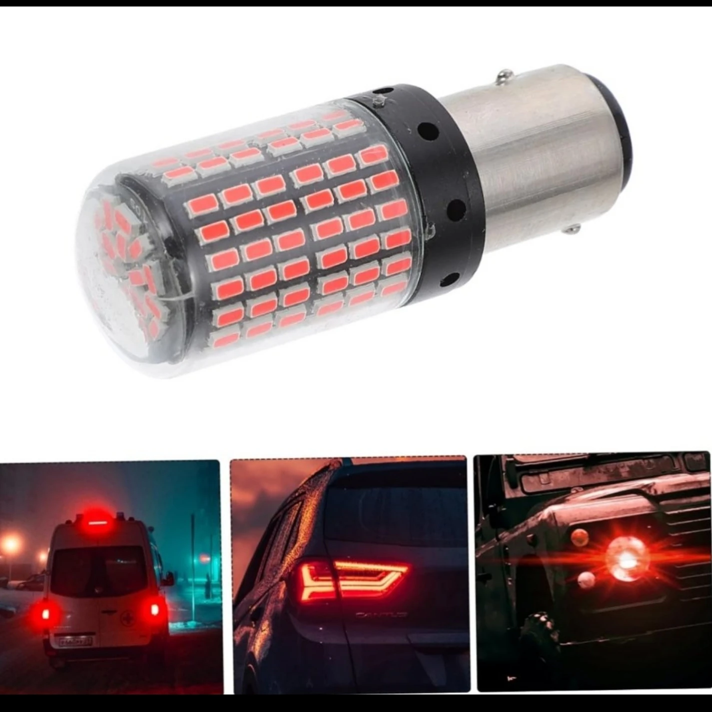 2x Car Rear Light Car Led Turn Lamp & Brake Light 12v 144 Smd 3014 Ba15d Light for Vehicles Turn Signa
2x Car Rear Light Car Led Turn Lamp & Brake Light 12v 144 Smd 3014 Ba15d Light for Vehicles Turn Signa