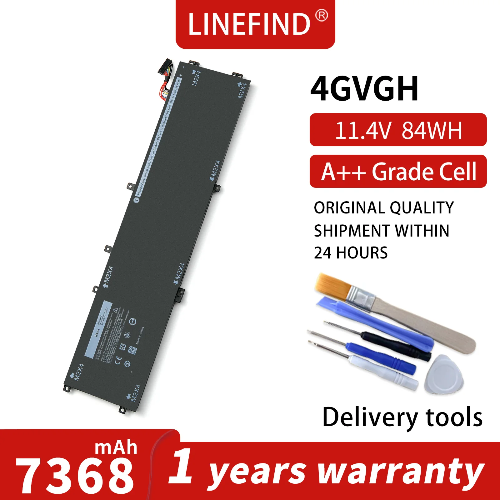 LINEFIND 4GVGH Laptop Battery For Dell Precision M5510,For XPS 15 9550 D1828T,M7R96 62MJV 1P6KD P56F001 T453X
LINEFIND 4GVGH Laptop Battery For Dell Precision M5510,For XPS 15 9550 D1828T,M7R96 62MJV 1P6KD P56F001 T453X
