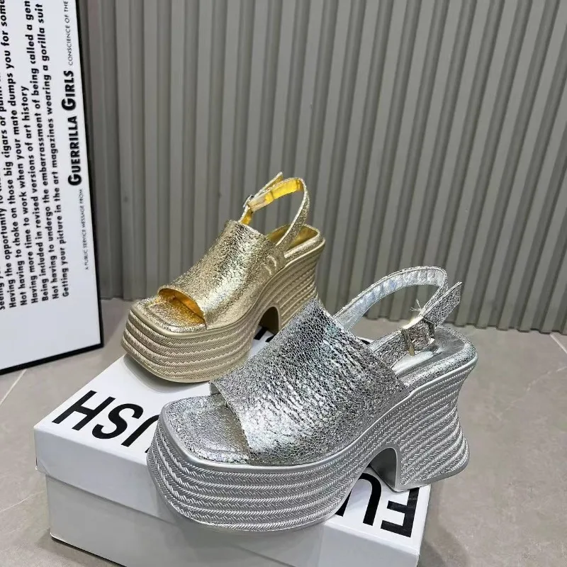 Small Sandals Women Summer Heightened Cutout Trifle Platform Fashion Fish Mouth Block Heel High Heels
Small Sandals Women Summer Heightened Cutout Trifle Platform Fashion Fish Mouth Block Heel High Heels